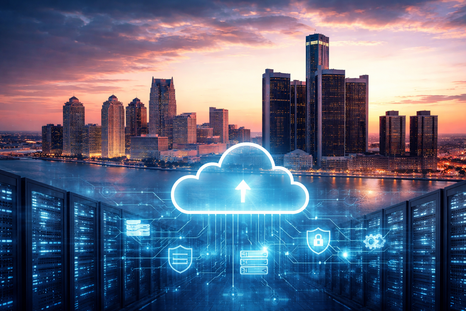 Remote workforce supported by Detroit cloud services