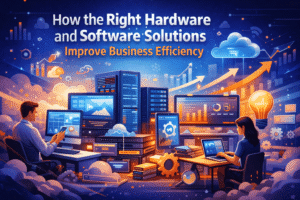 How the Right Hardware and Software Solutions Improve Business Efficiency